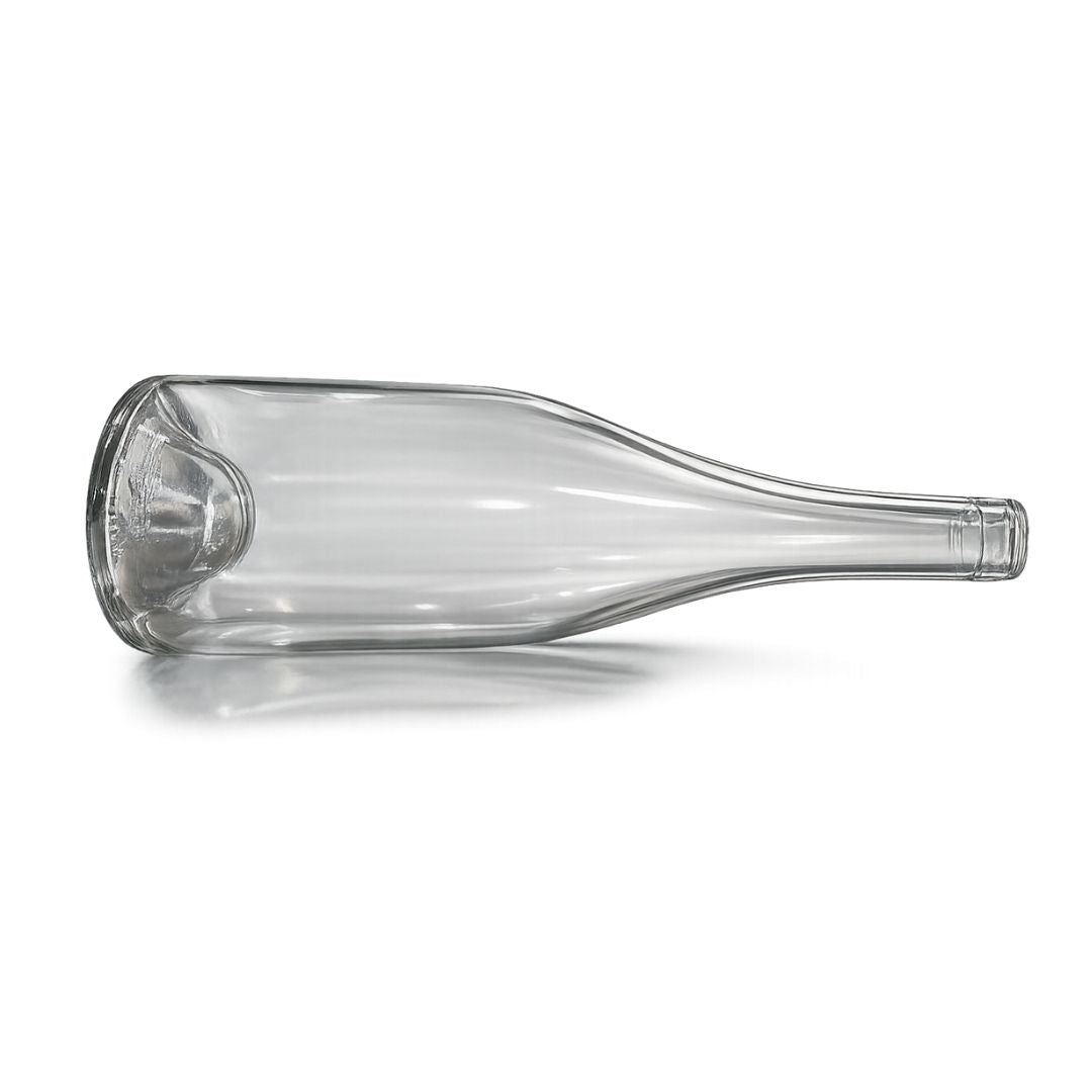 Detalle de Botella de vidrio ECOVA para vino espumoso 750 ml para embotellado de vino