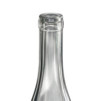 Detalle de Botella Borgoñesa Transparente Casablanca D08 750 ml | Boca para Corcho para cierre de botellas de vino