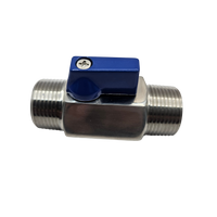 Valvula de esfera de acero inoxidable 3/4" NPT