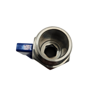 Valvula de esfera de acero inoxidable 3/4" NPT