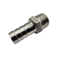 Adaptador espiga 3/4" a 3/4" NPT Acero Inoxidable