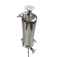 Filtro de microfiltración para embotellado housing para 1 filtro de 10" PN