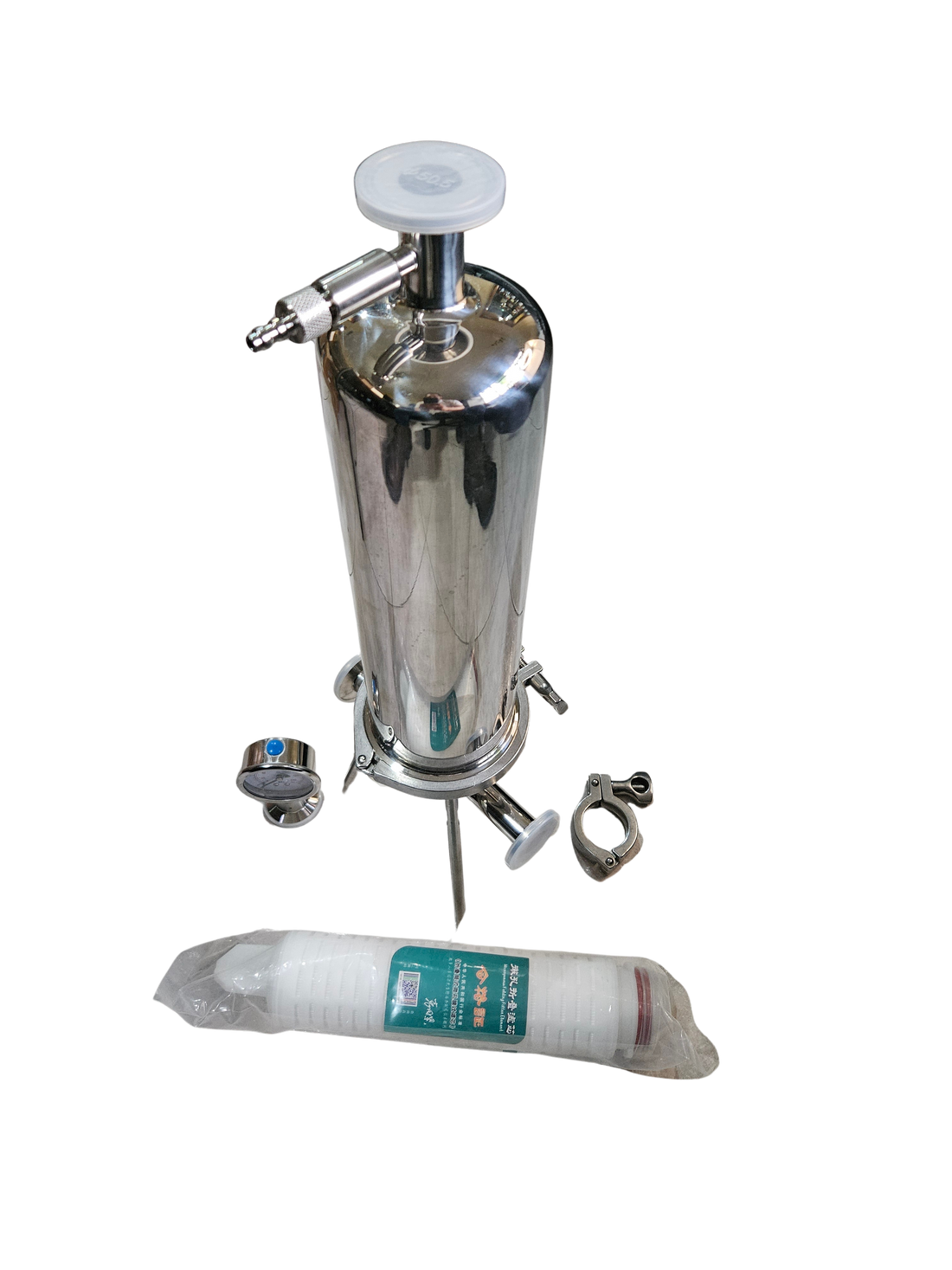 Filtro de microfiltración para embotellado housing para 1 filtro de 10" PN