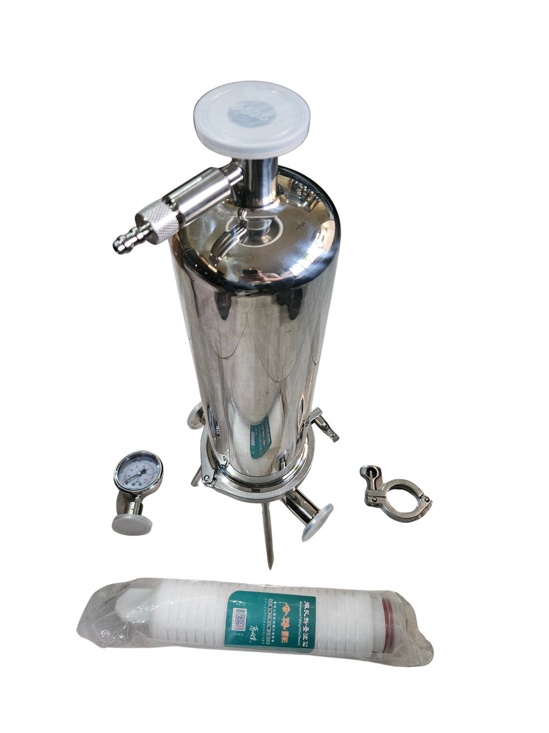Filtro de microfiltración para embotellado housing para 1 filtro de 10" PN
