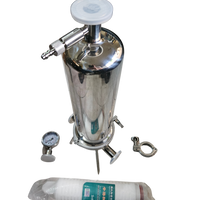 Filtro de microfiltración para embotellado housing para 1 filtro de 10" PN