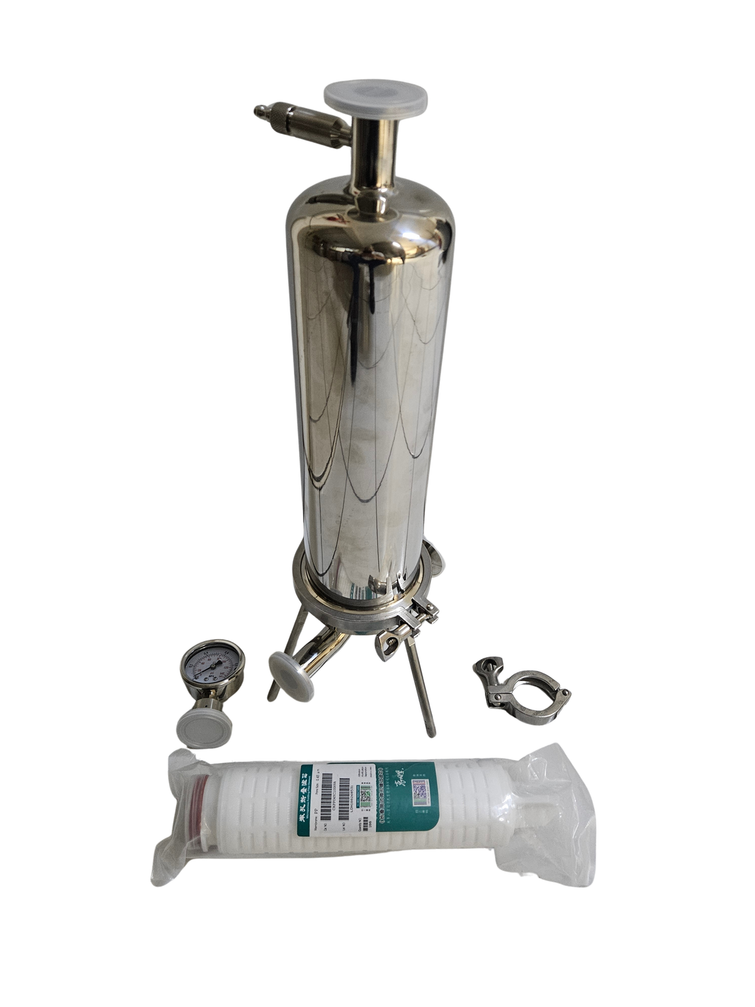 Filtro de microfiltración para embotellado housing para 1 filtro de 10" PN