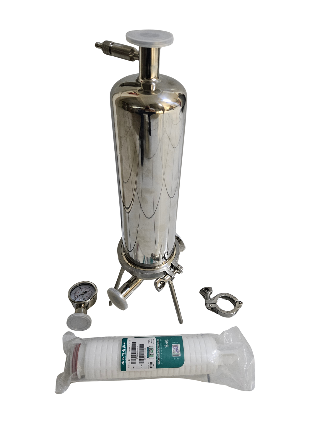 Filtro de microfiltración para embotellado housing para 1 filtro de 10" PN