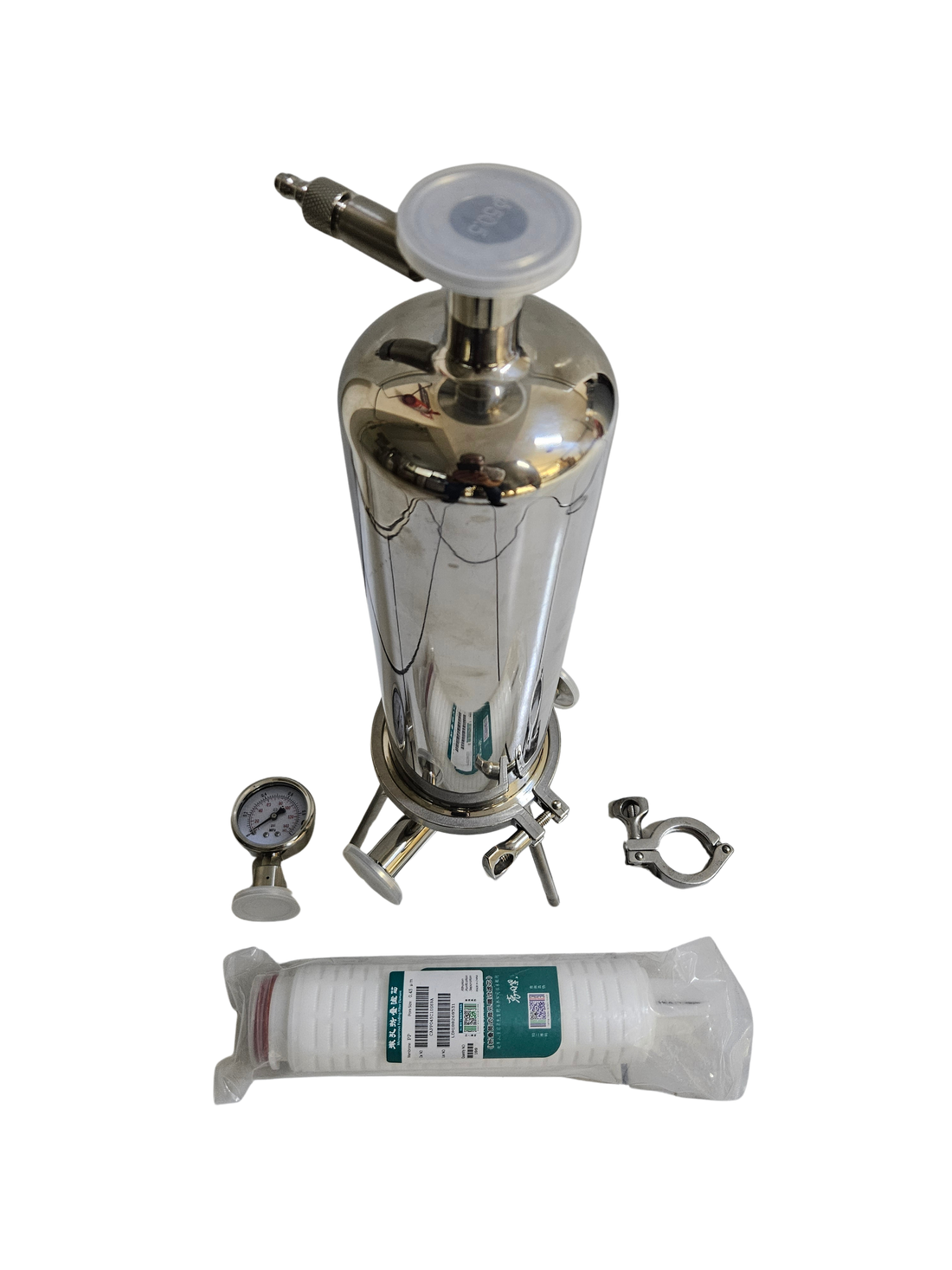 Filtro de microfiltración para embotellado housing para 1 filtro de 10" PN