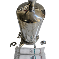 Filtro de microfiltración para embotellado housing para 2 filtros de 10" PN