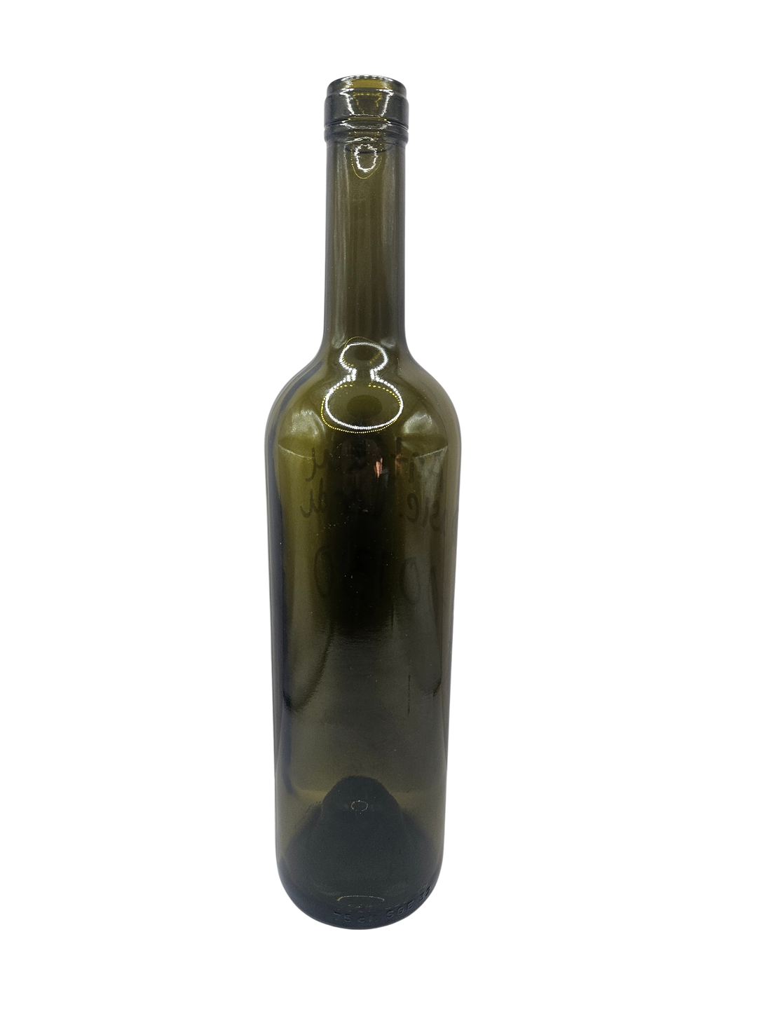 Botella de vidrio 750ml - ECOVA2 Clásica Verde Antique - Caja de 12 piezas