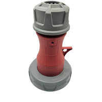 Clavija industrial JH294 IP67 3P+E 32A 400V AC Roja - Pines Macho