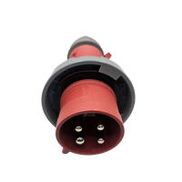 Clavija industrial JH294 IP67 3P+E 32A 400V AC Roja - Pines Macho