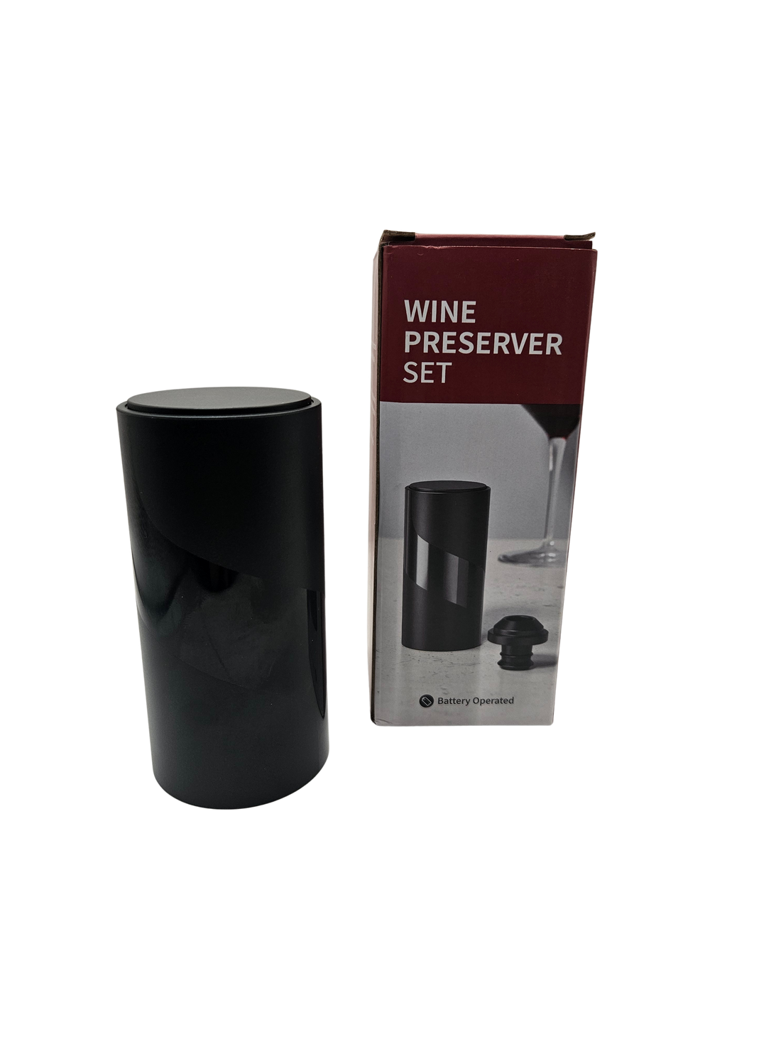 Bomba eléctrica de vacío para botella de vino con un tapón