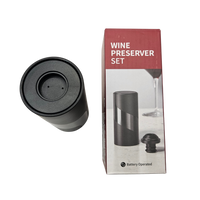 Bomba eléctrica de vacío para botella de vino con un tapón