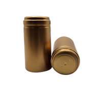 Cápsula PVC Color Oro / Dorado 29.5x60mm - Paquete de 100 pz
