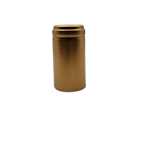 Cápsula PVC Color Oro / Dorado 29.5x60mm - Paquete de 100 pz