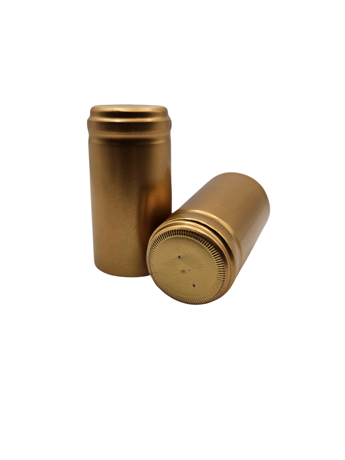 Cápsula PVC Color Oro / Dorado 29.5x60mm - Paquete de 100 pz