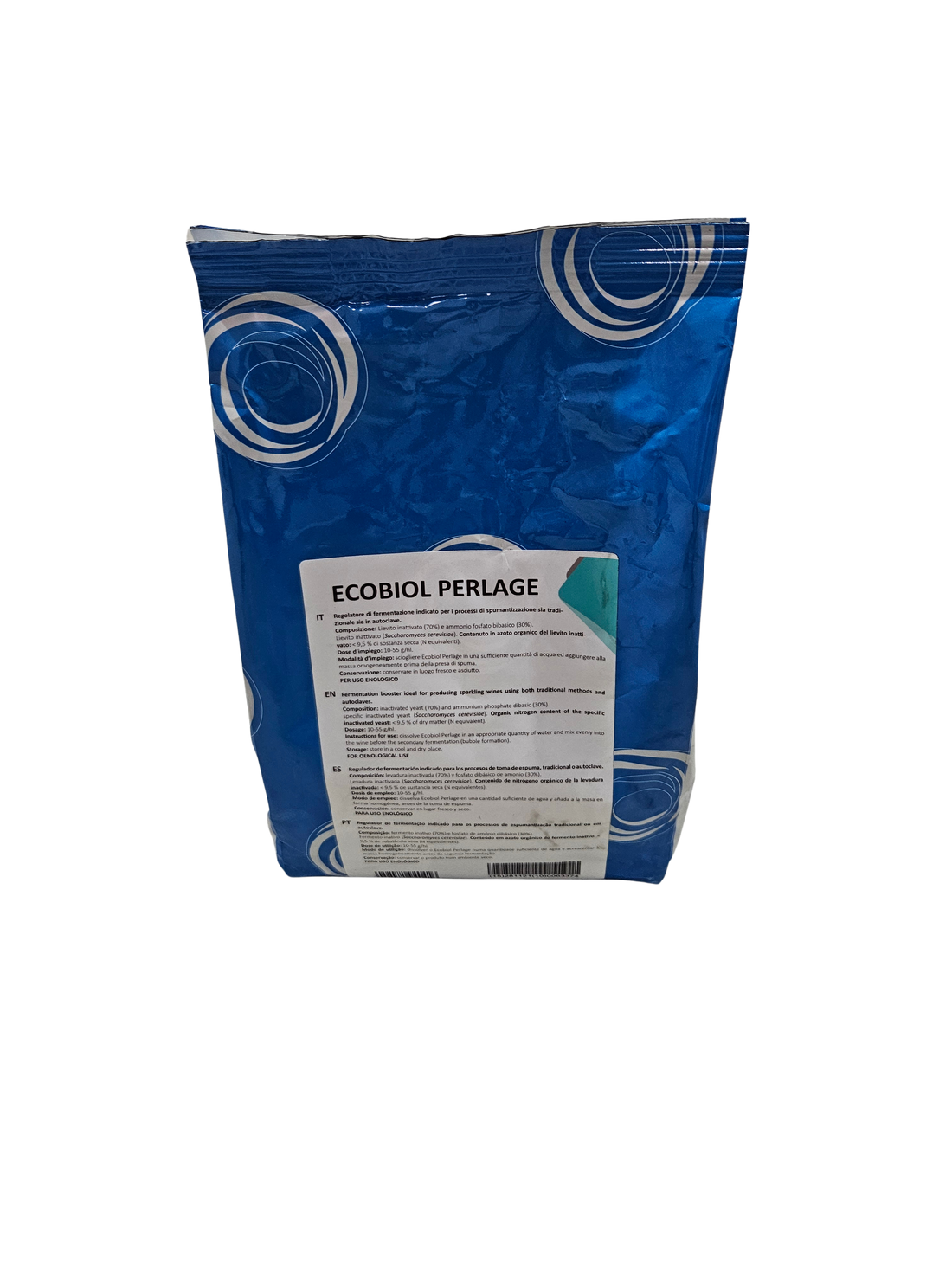 Regulador de Fermentación Ecobiol Perlage – Nutriente Orgánico para Espumosos sin Sulfatos (1 kg) - Perdomini IOC