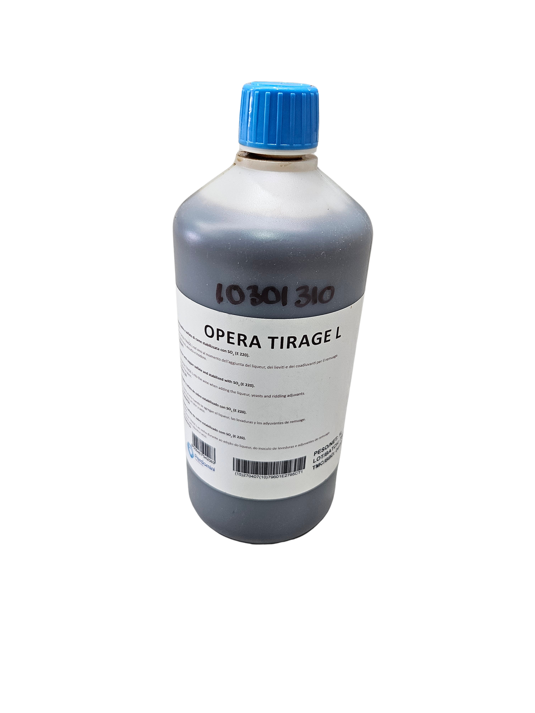 Coadyuvante de Tiraje Opera Tirage L – Polisacáridos Líquidos para Espumosos Método Tradicional (1 L) - Perdomini IOC
