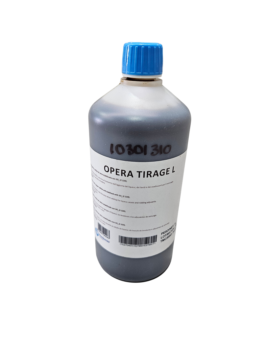 Coadyuvante de Tiraje Opera Tirage L – Polisacáridos Líquidos para Espumosos Método Tradicional (1 L) - Perdomini IOC