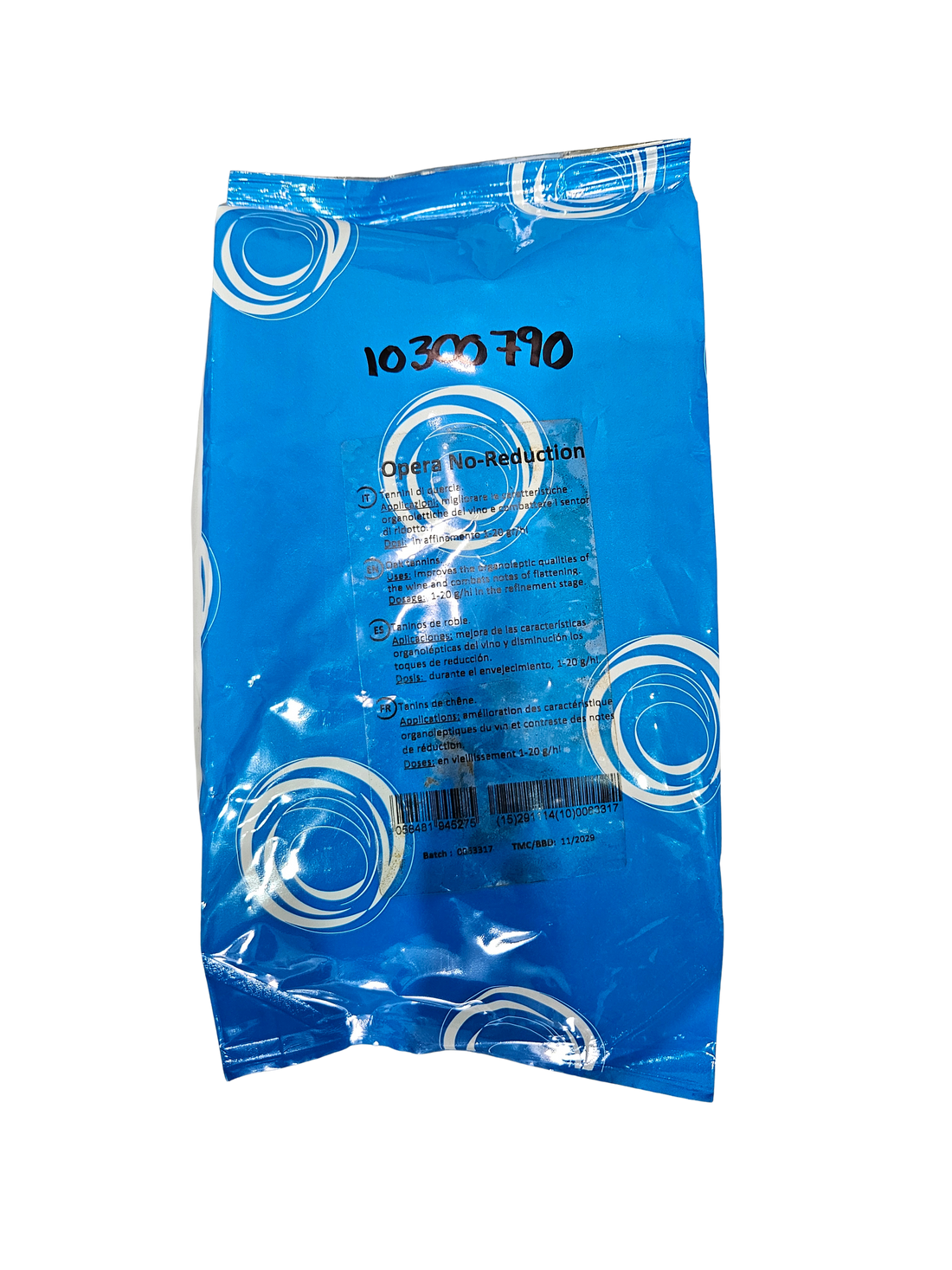 Tanino Antirreducción Opera No-Reduction – Tanino Elágico para Prevenir Notas Reductivas (500 g) - Perdomini IOC