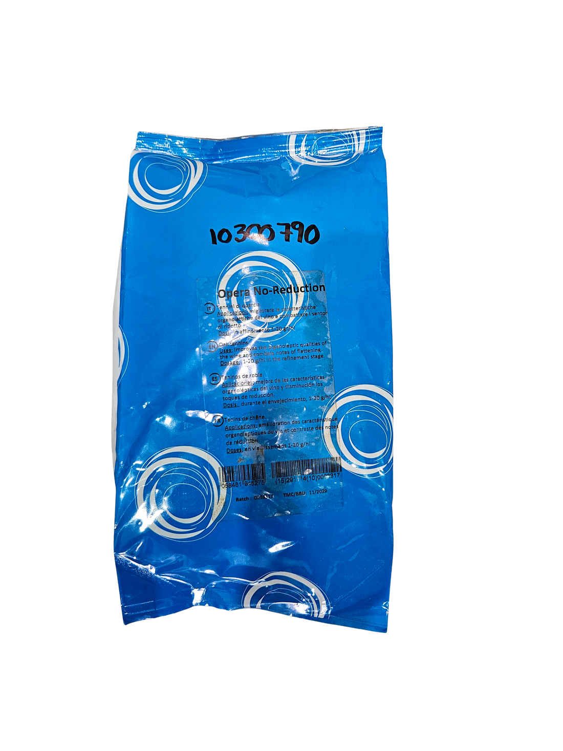 Tanino Antirreducción Opera No-Reduction – Tanino Elágico para Prevenir Notas Reductivas (500 g) - Perdomini IOC