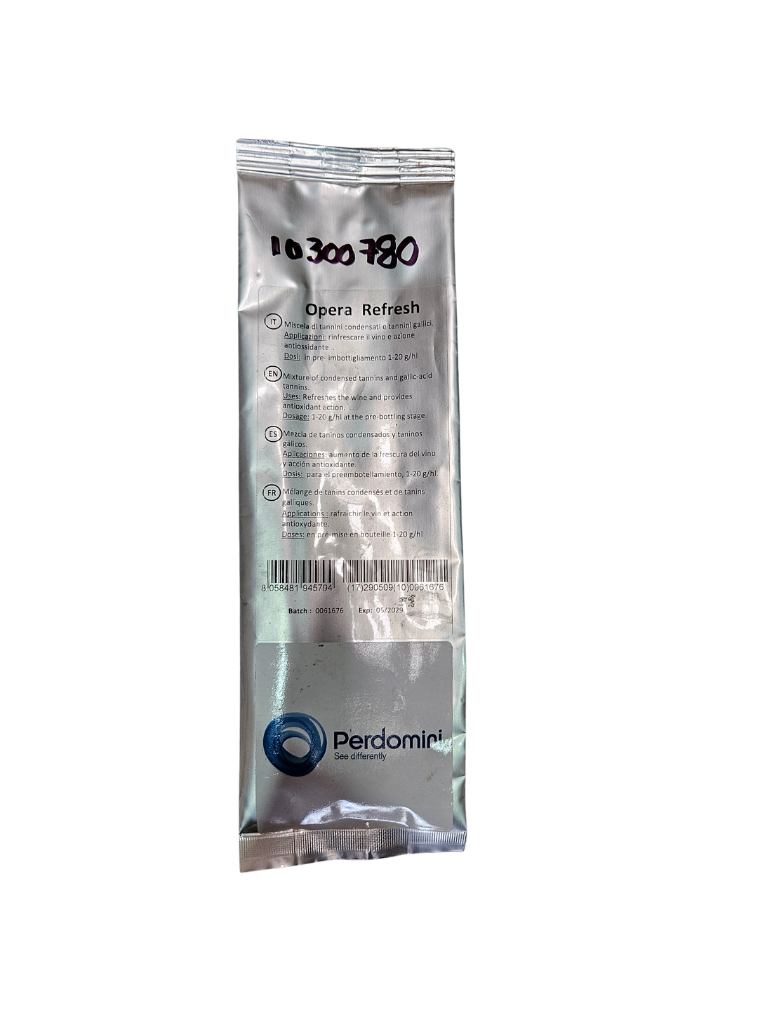 Tanino Antioxidante Opera Refresh – Tanino de Uva Blanca para Frescura y Protección - Perdomini IOC