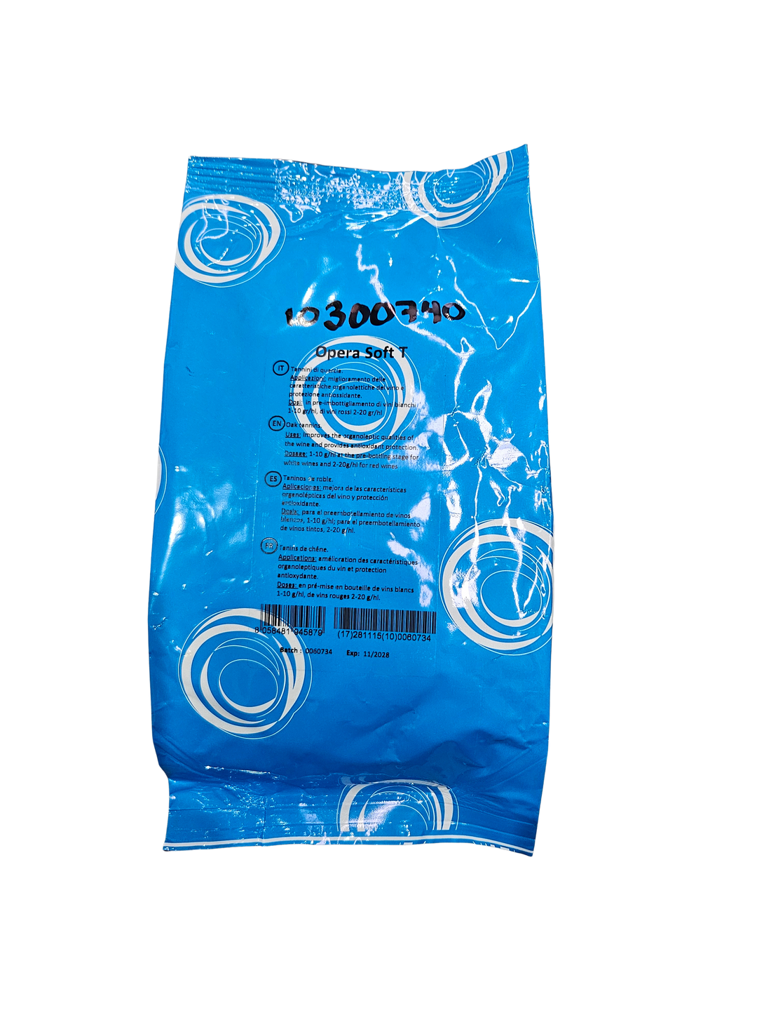 Tanino Suavizante Opera Soft T – Tanino de Semilla de Uva para Suavizar Astringencia - Perdomini IOC