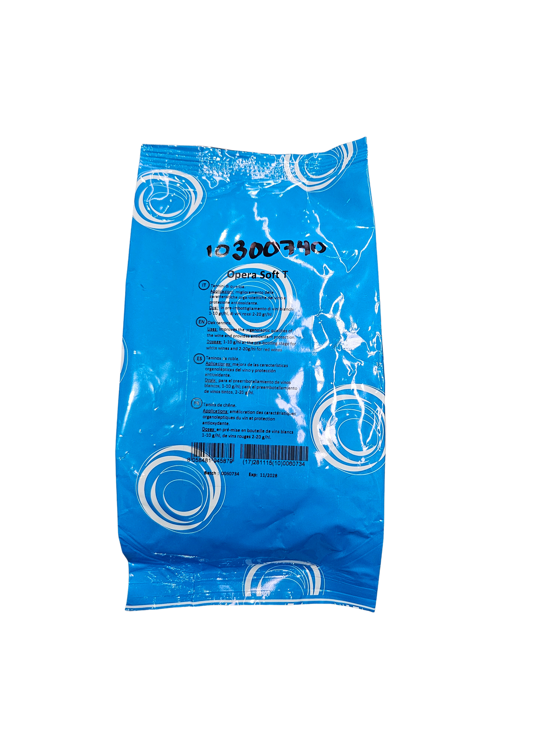 Tanino Suavizante Opera Soft T – Tanino de Semilla de Uva para Suavizar Astringencia - Perdomini IOC