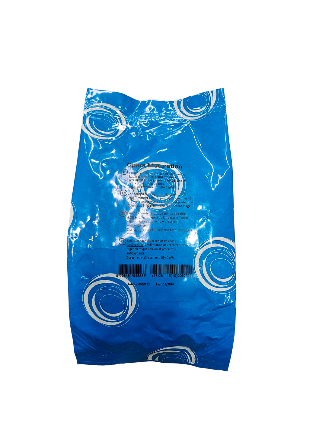 Tanino de Crianza Opera Maturation – Tanino Elágico de Roble para Maduración de Vinos Tintos (500 g) - Perdomini IOC