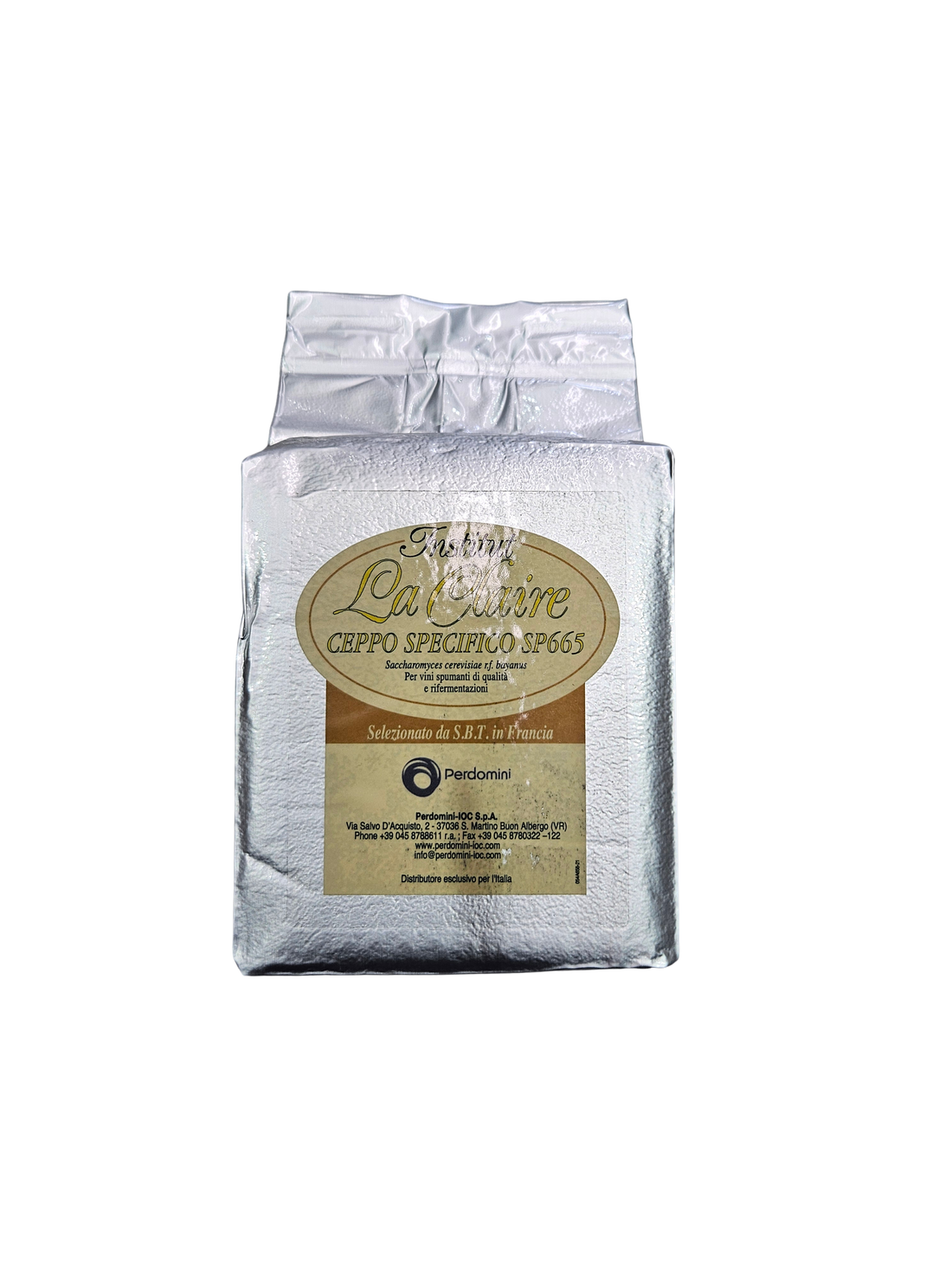 Levadura Seca Activa La Claire SP665 – Saccharomyces cerevisiae para Espumosos Charmat (500 g)