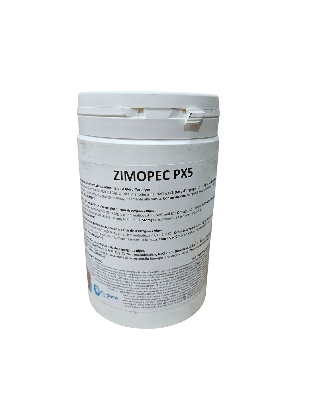 Enzima Enológica Zimopec PX5 – Pectinasa Sólida para Extracción de Precursores en Tintos (500 g) - Perdomini IOC