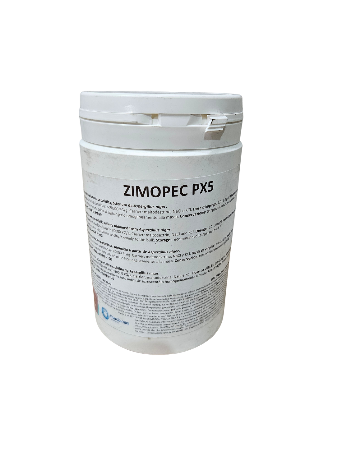 Enzima Enológica Zimopec PX5 – Pectinasa Sólida para Extracción de Precursores en Tintos (500 g) - Perdomini IOC