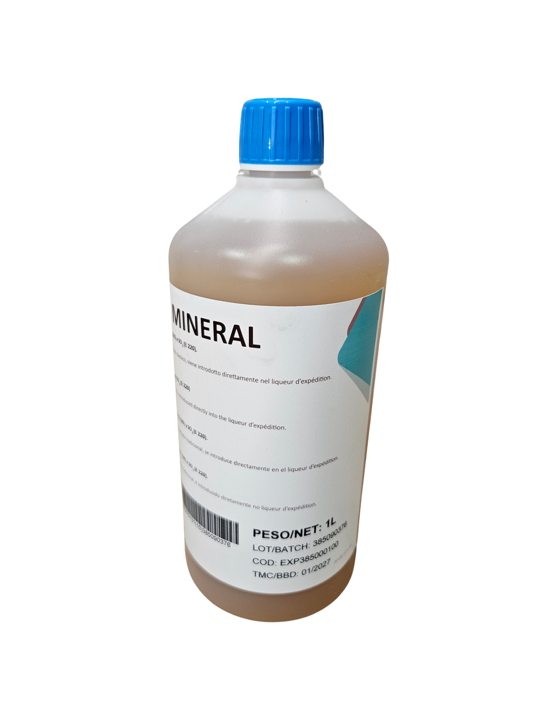 Agente de Removido Release Liquid Mineral – Polisacáridos con Minerales para Espumosos (1 L) - Perdomini IOC