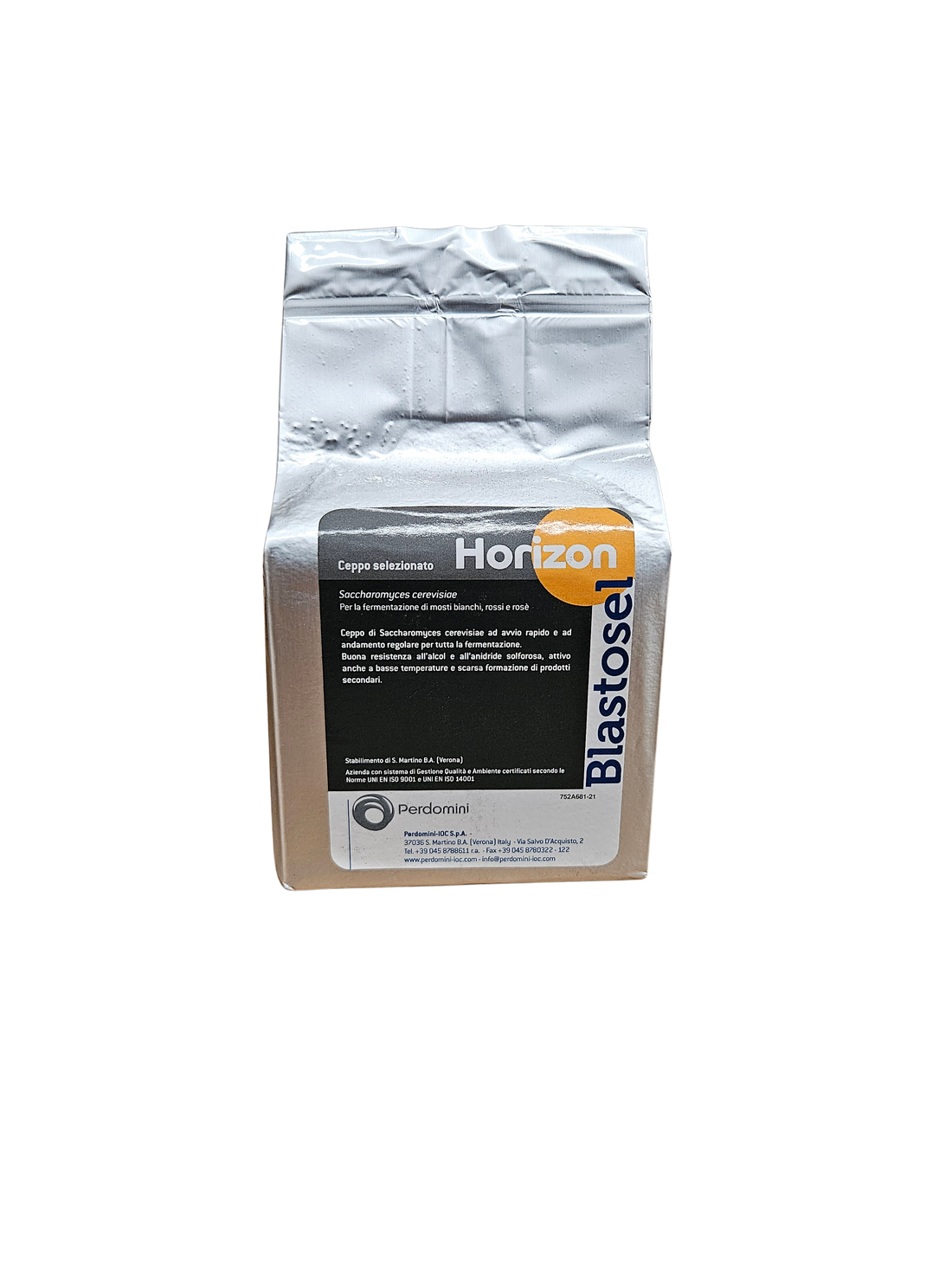 Levadura Seca Activa Blastosel Horizon – Saccharomyces cerevisiae para Blancos y Tintos Varietales (500 g) - Perdomini IOC