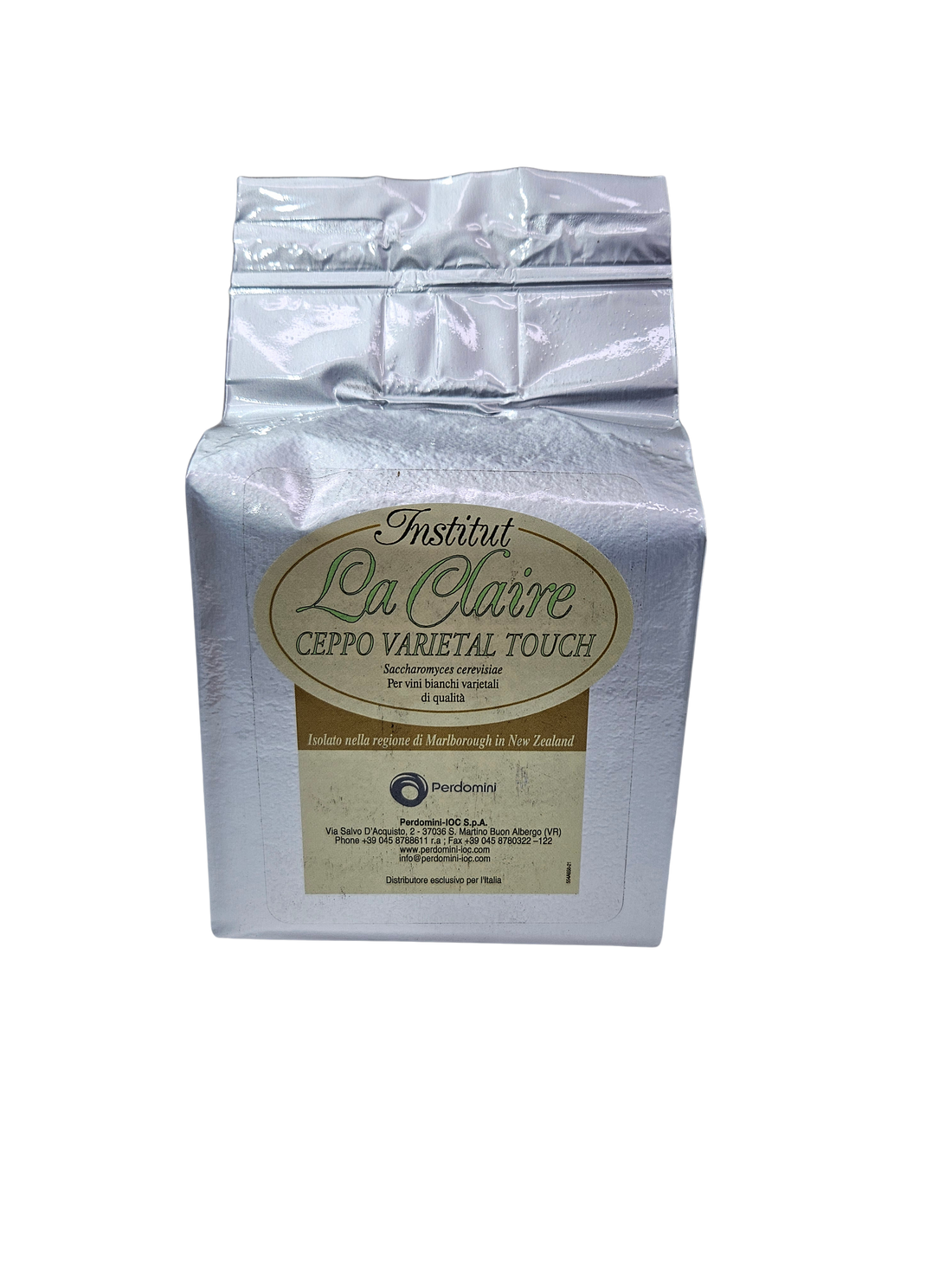Levadura Seca Activa La Claire Varietal Touch – Saccharomyces cerevisiae para Expresión Varietal (500 g) - Perdomini IOC