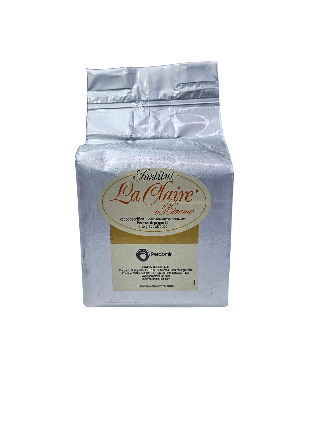 Levadura Seca Activa La Claire Extreme – Saccharomyces cerevisiae Alta Tolerancia al Alcohol (500 g) - Perdomini IOC