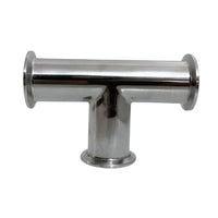 Detalle de Tee Sanitaria Tri-Clamp | acero inoxidable para conexiones sanitarias en bodega