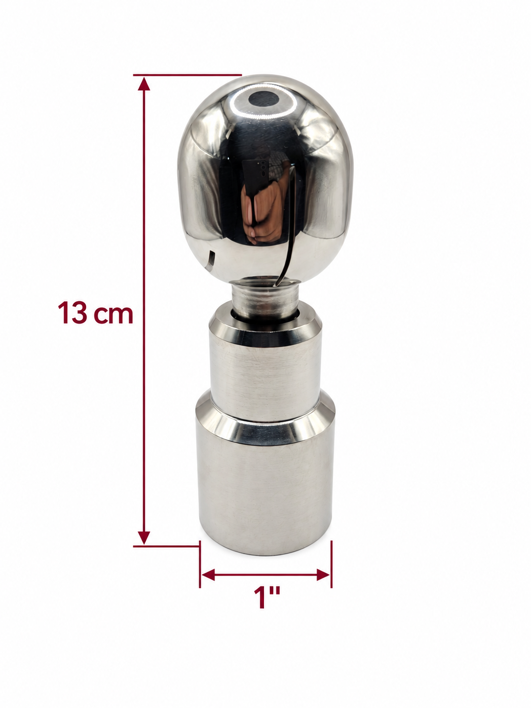 Boquilla de lavado rotatoria Spray ball NPT (Redondo)