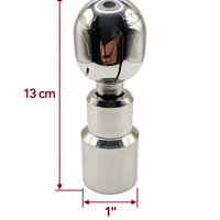 Boquilla de lavado rotatoria Spray ball NPT (Redondo)