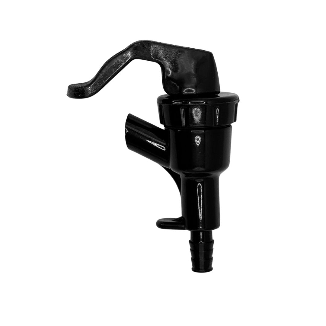 Llave Negra para Servir de Barril (Picnic Tap) | Spigot para Keg para elaboración de vino en bodega