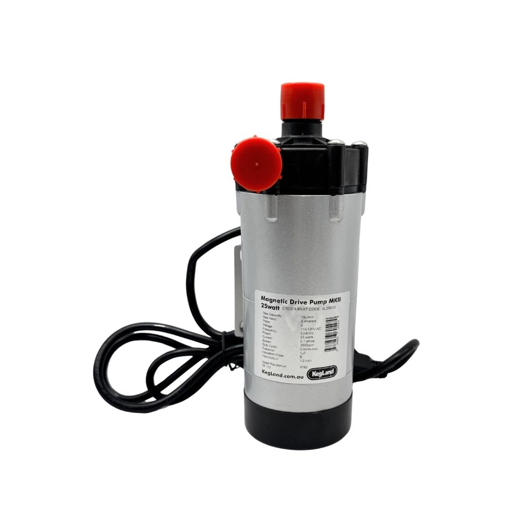 Detalle de Bomba Magnética 25W Alta Temperatura 110V para Trasiego de Vino para trasiego de vino en bodega