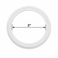 Empaque triclamp de Teflón de 3" - interior 3"