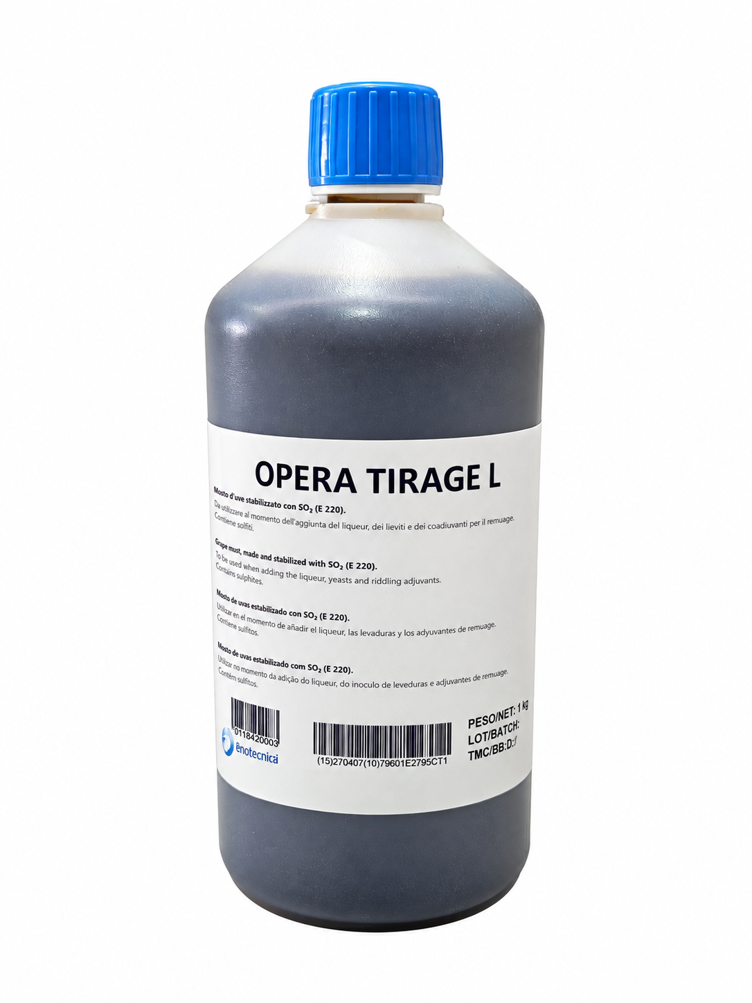 Coadyuvante de Tiraje Opera Tirage L – Polisacáridos Líquidos para Espumosos Método Tradicional (1 L) - Perdomini IOC