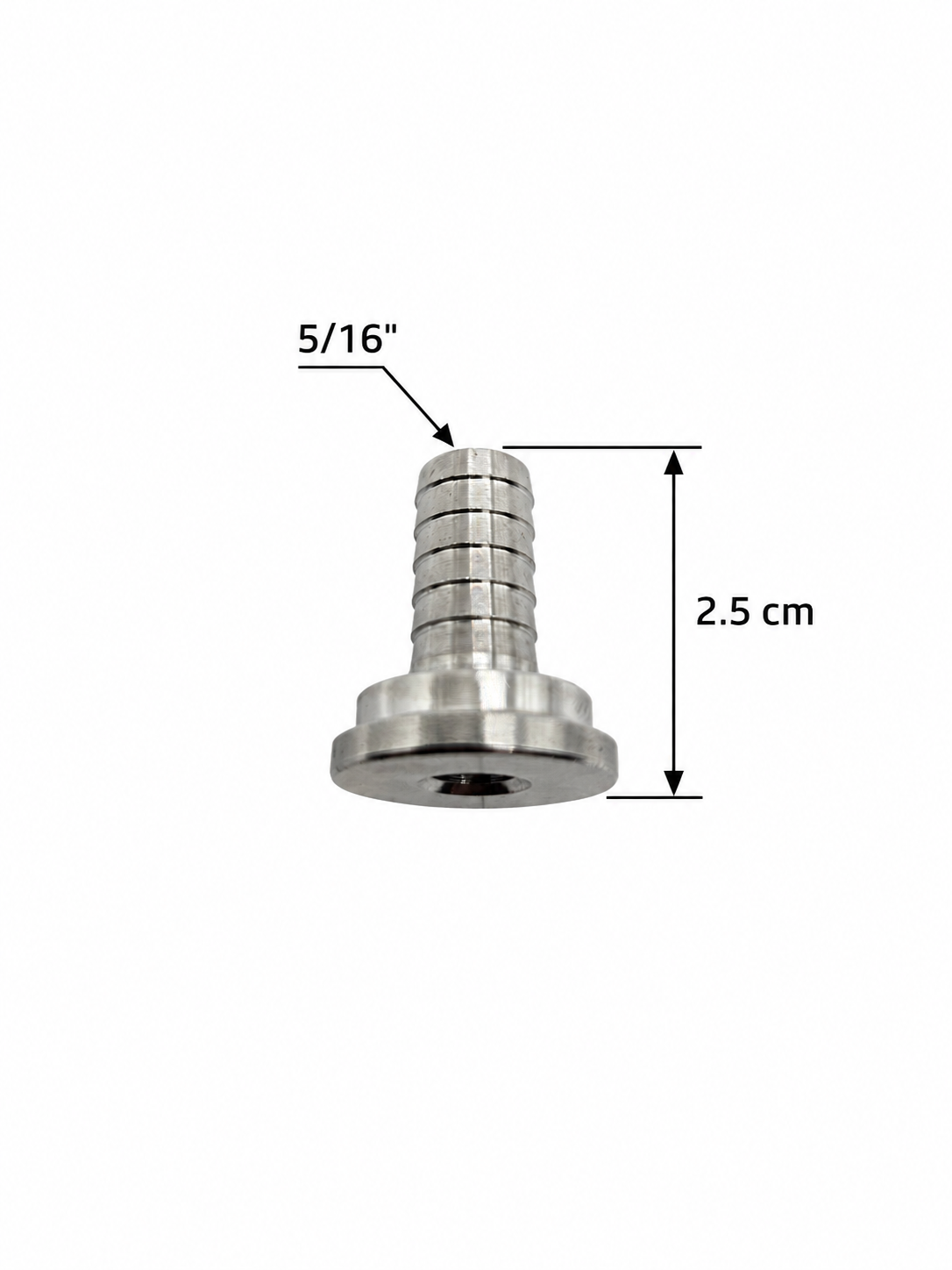 Conector de barril para manguera de 5/16 FXP025