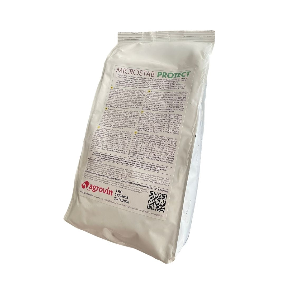 Detalle de Microstab Protect Agrovin 1 kg control microbiológico para estabilización del vino