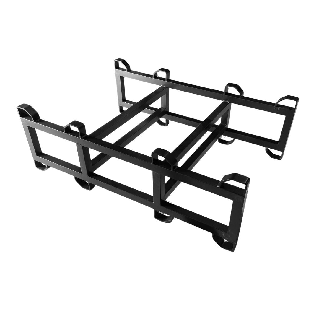 Soporte Metálico Apilable para Barricas de Vino para crianza y afinado de vino