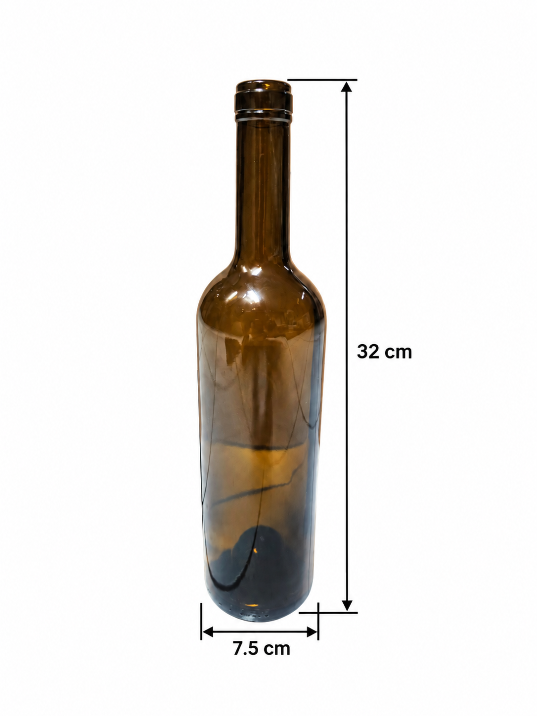 Botella de vidrio 750ml Insignia Alta Café - Caja con 12 piezas