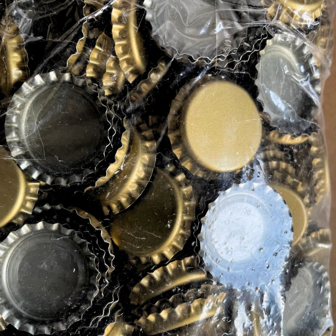 Detalle de Corcholatas Metálicas para Botella | 26 mm / 29 mm para cierre de botellas de vino