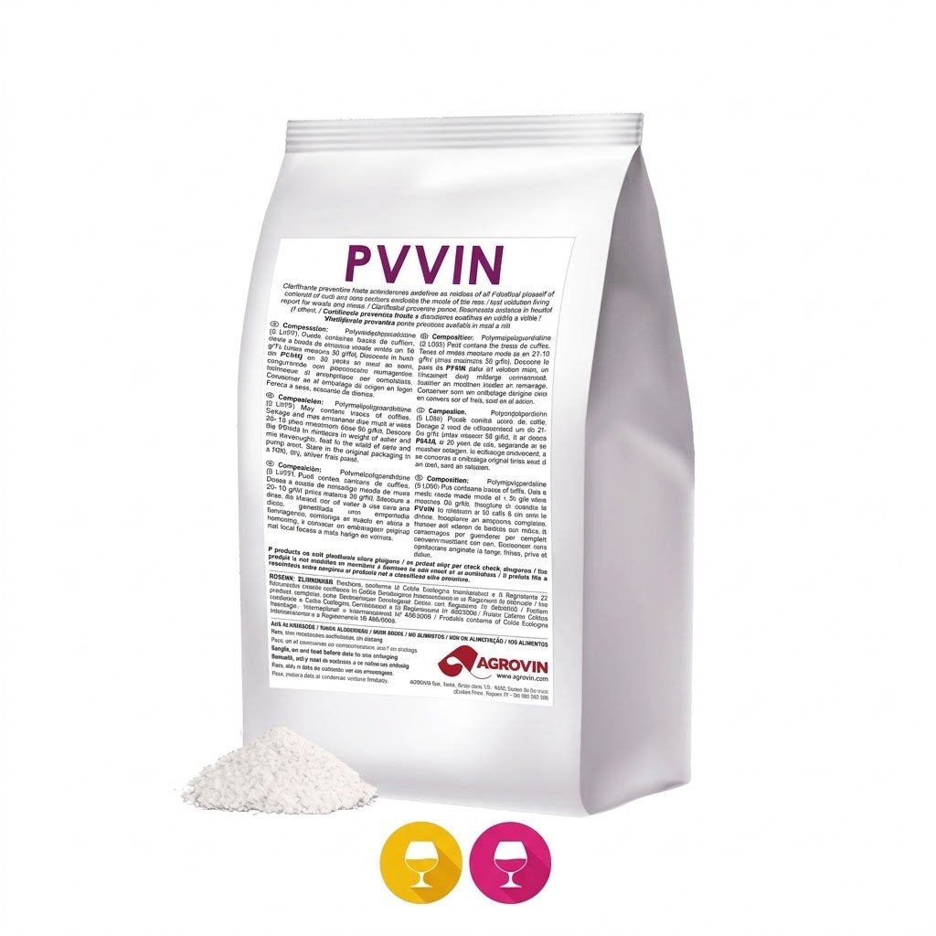 Agrofin PVVIN Clarificante antioxidante para mostos y vinos